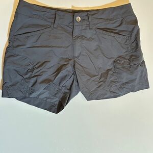 Marmot Ginny Midi Grey Stretch Hiking Shorts Women's Size 8